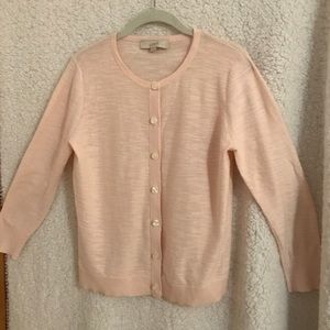 Loft long sleeve button down sweater.